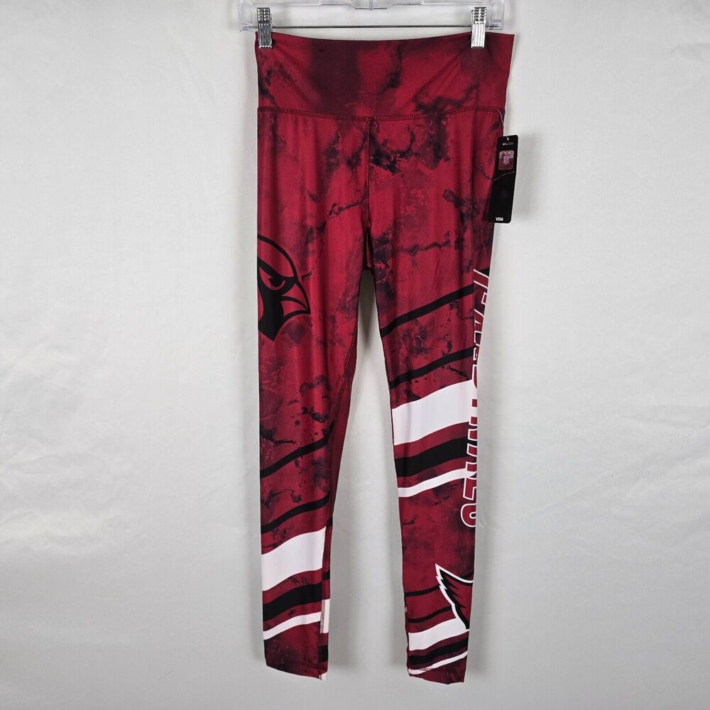 NFL Team Apparel Women's Large Sleepwear Cardinals Red Black White Skinny NWT
